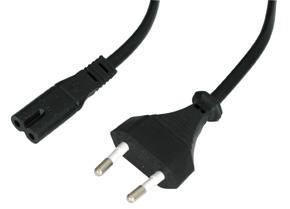 CABLE POWER EURO TO IEC C7/5M 30423 LINDY