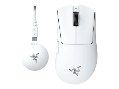Razer DeathAdder V4 Pro Gaming mouse, White, Razer