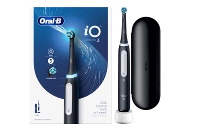 Oral-B Electric Toothbrush, iO3 Series, Rechargeable, For adults, Number of brush heads included 1, Number of teeth brushing modes 3, Black