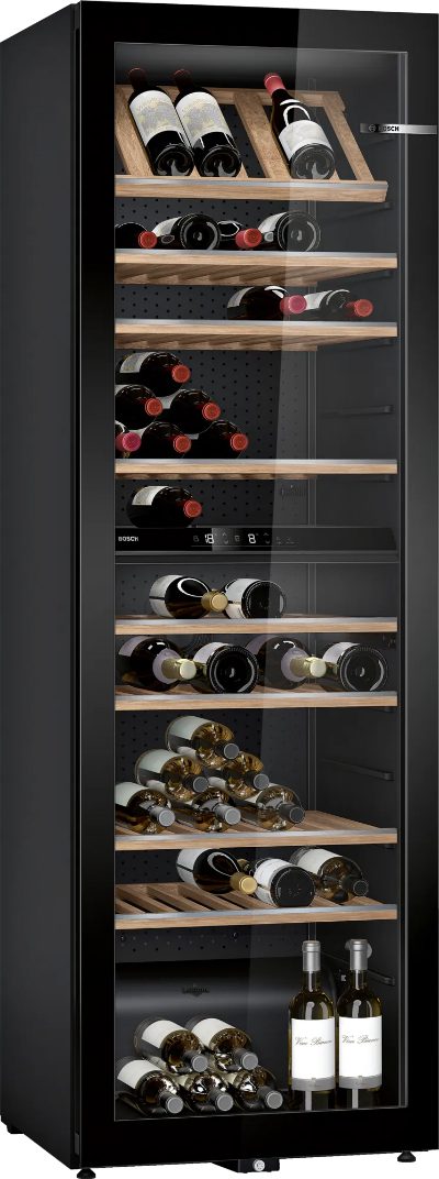 Wine Cooler, KWK36ABGA, Energy efficiency class G, Free standing, Bottles capacity 199, Black