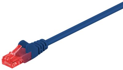 Goobay CAT 6, U/UTP, Patch cord, Blue