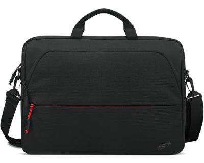 Essential, ThinkPad Essential 15.6" Topload (Sustainable & Eco-friendly, made with recycled PET: Total 7.5% Exterior: 24%), Fits up to size 16 ", Topload, Shoulder strap, Black