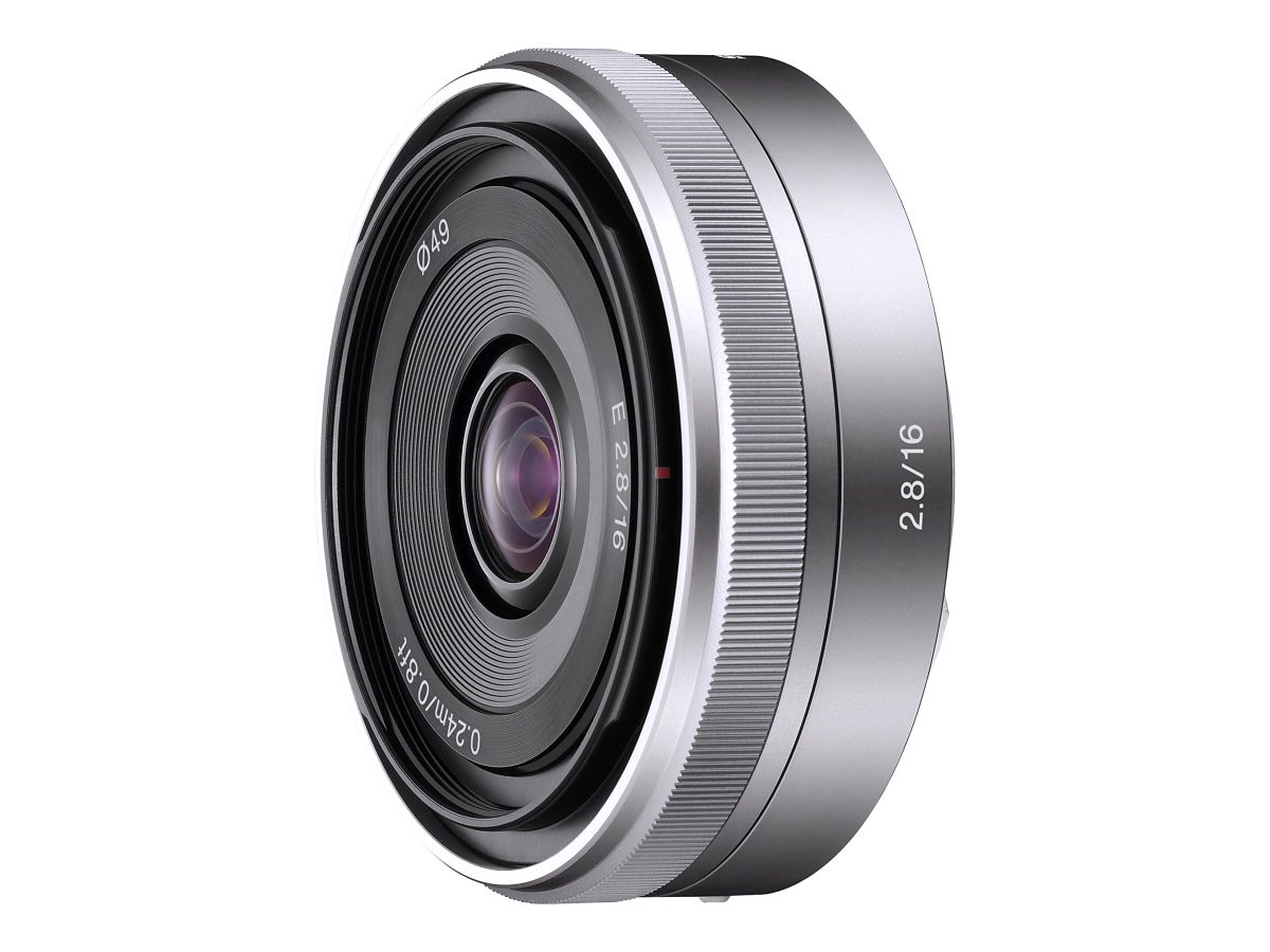 SEL-16F28 E 16mm F2.8 pancake lens, Sony