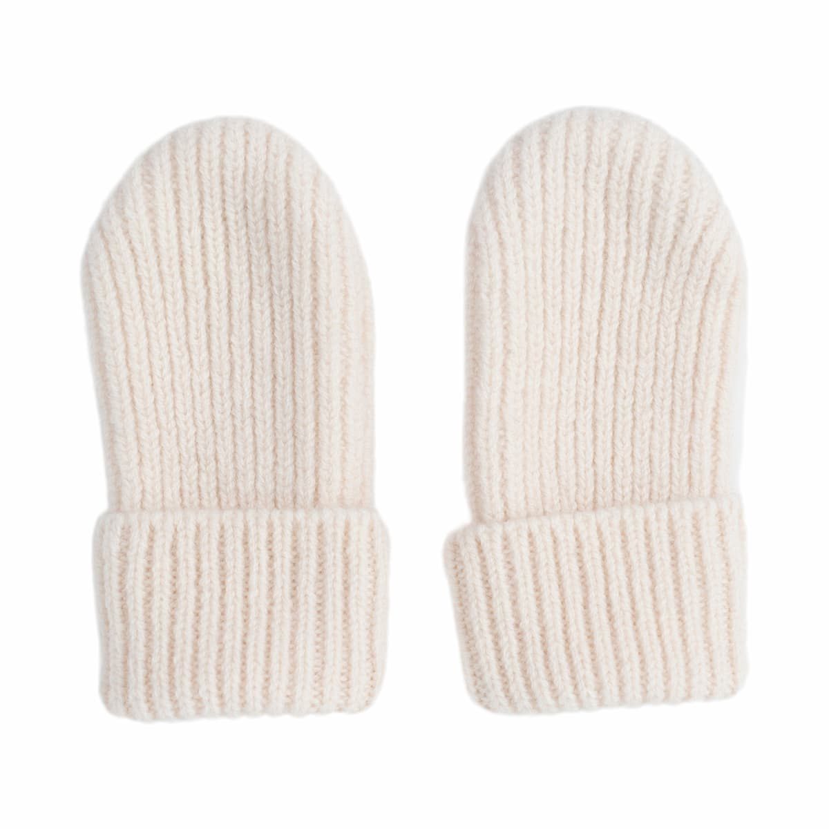 Lodger Mittens Merino vilnas bērnu cimdiņi, Birch, 0-12m