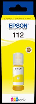 Epson 112 EcoTank Pigment, C13T06C44A, Ink Bottle, Yellow