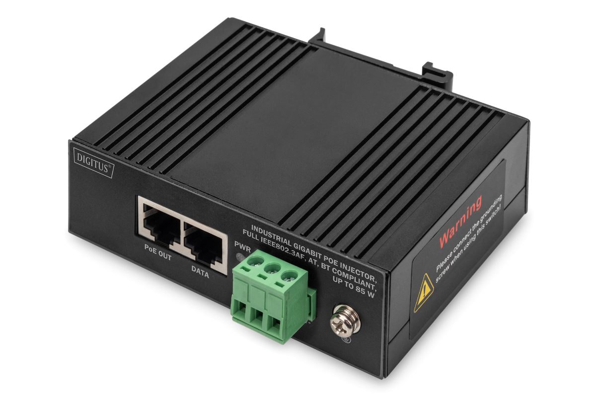 DN-651141 Gigabit EthernetPoE Injector, Industrial
