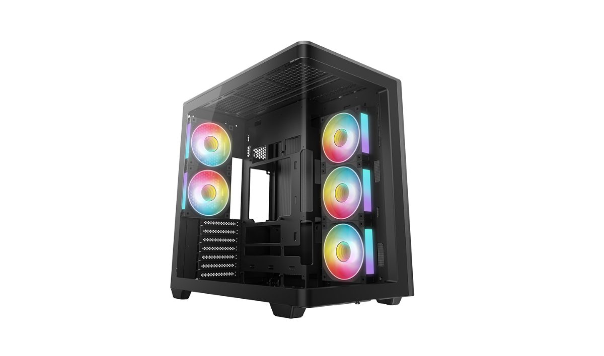 Deepcool Case, CG590U 5F, Midi-Tower, ATX PS2, Black
