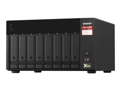 8-Bay QTS and QuTS hero NAS, TS-873A-8G, Up to 8 HDD/SSD Hot-Swap, AMD Ryzen, Ryzen V1500B Quad-Core, Processor frequency 2.2 GHz, 8 GB, DDR4