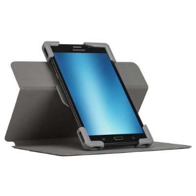 Safe Fit™ Universal 360° Rotating Tablet Case, 6.8-9 ", Folio Case, Black