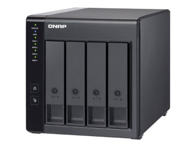 4-Bay, TR-004, Up to 4 HDD/SSD Hot-Swap, Micro processor with hardware RAID