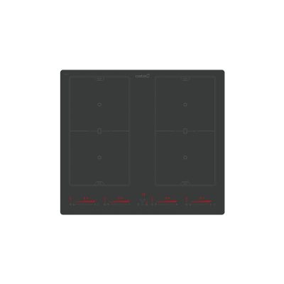 CATA IFSB 6460 MB, Hob, Induction, Number of burners/cooking zones 4, Touch control, Matte Black, Timer