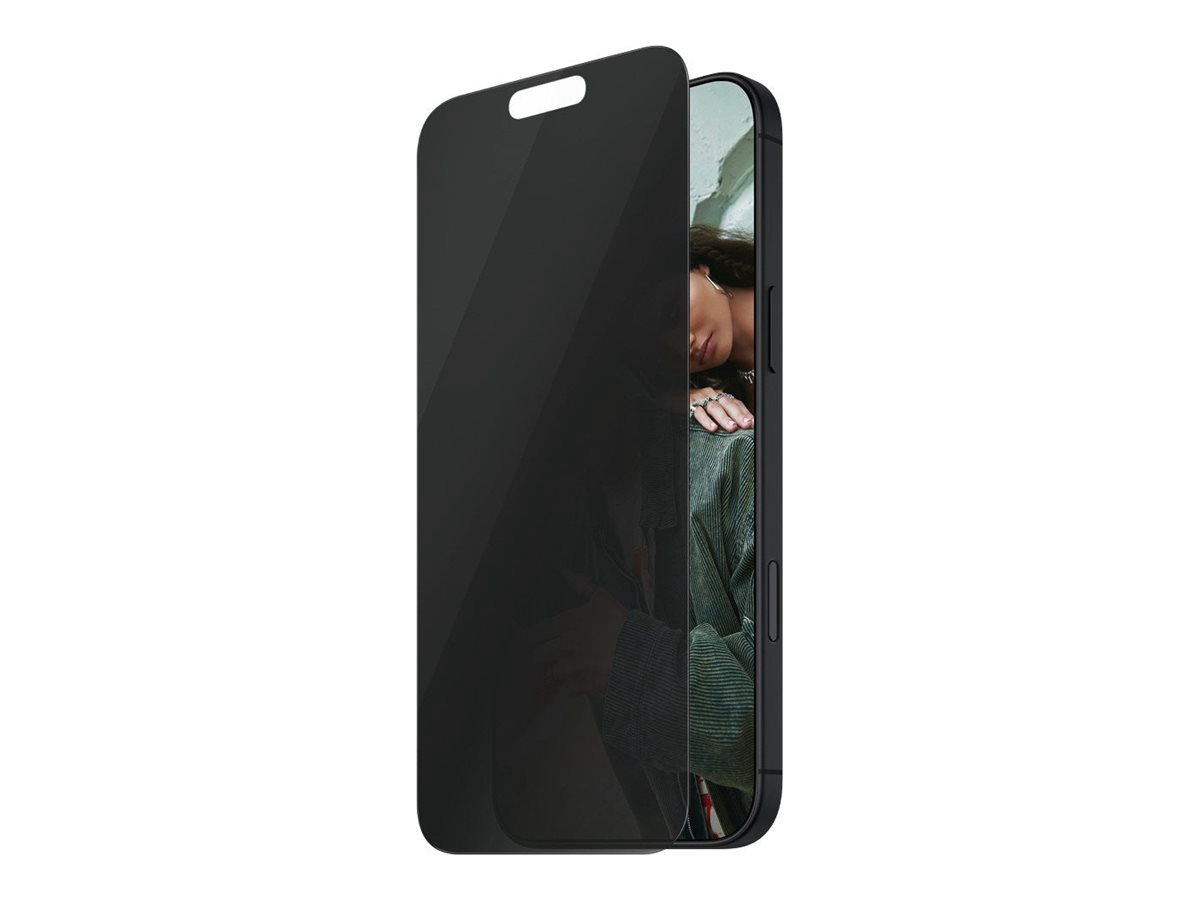 PanzerGlass Screen protector, Apple, iPhone 16 Pro, Glass, Black, Ultra-Wide Fit