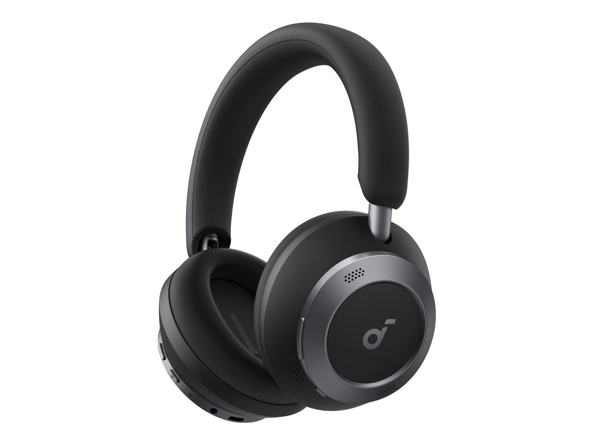 Foldable Headphones, Space One Pro, Bluetooth, Over-ear, Microphone, Jet Black, Wireless