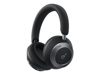 Foldable Headphones, Space One Pro, Bluetooth, Over-ear, Microphone, Jet Black, Wireless