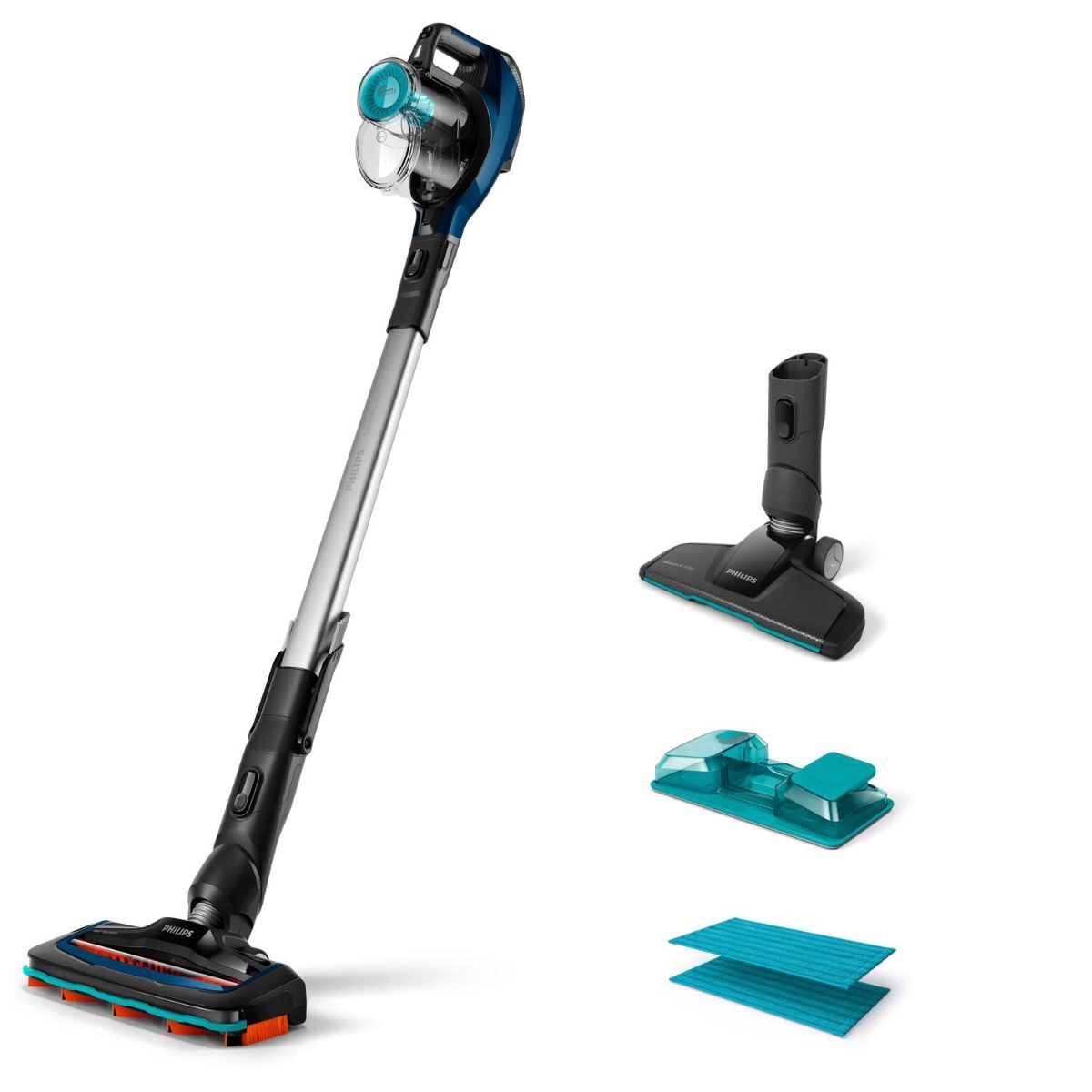 Vacuum Cleaner, PHILIPS, Aqua 5000, Handheld/Wet/dry/Cordless/Aquafilter, Capacity 0.4 l, Noise 80 dB, Weight 2.1 kg, FC6718/01