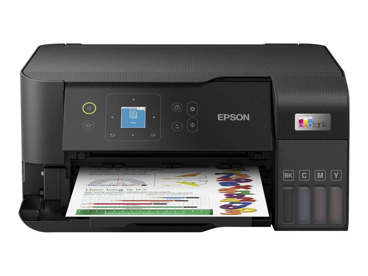 Multifunctional printer, EcoTank L3560, Inkjet, Colour, Inkjet Multifunctional Printer, A4, Wi-Fi, Black