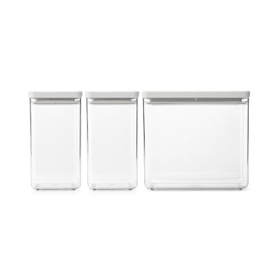 BRABANTIA uzglabāšanas kārbu komplekts Tasty+, 3 gab., Light Grey