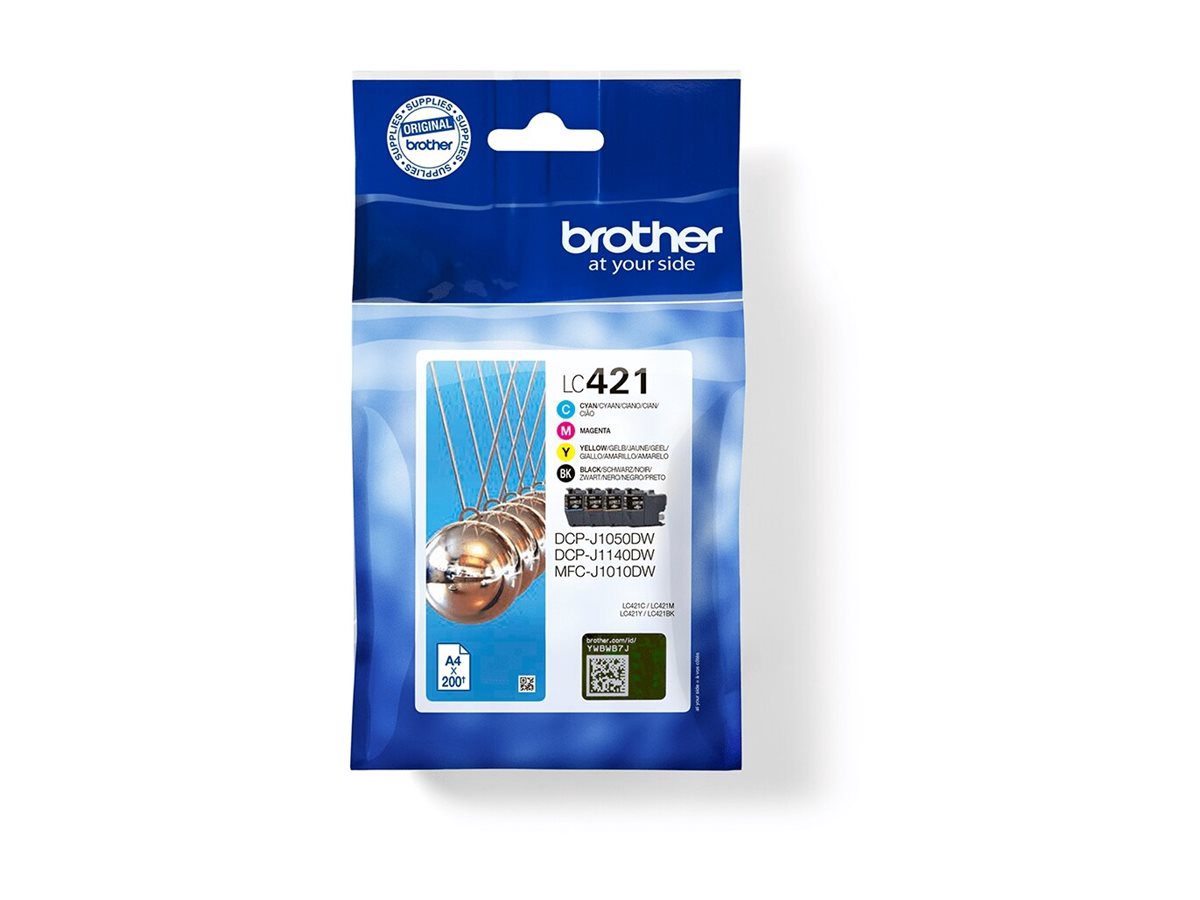 Brother LC421VAL Ink Cartridge Multipack, Brother