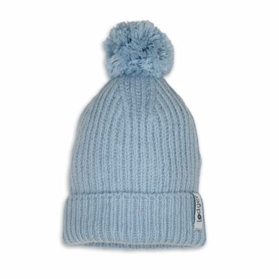 Lodger Hatter Folklore merino vilnas cepure, Blue Fogg, 3-6m