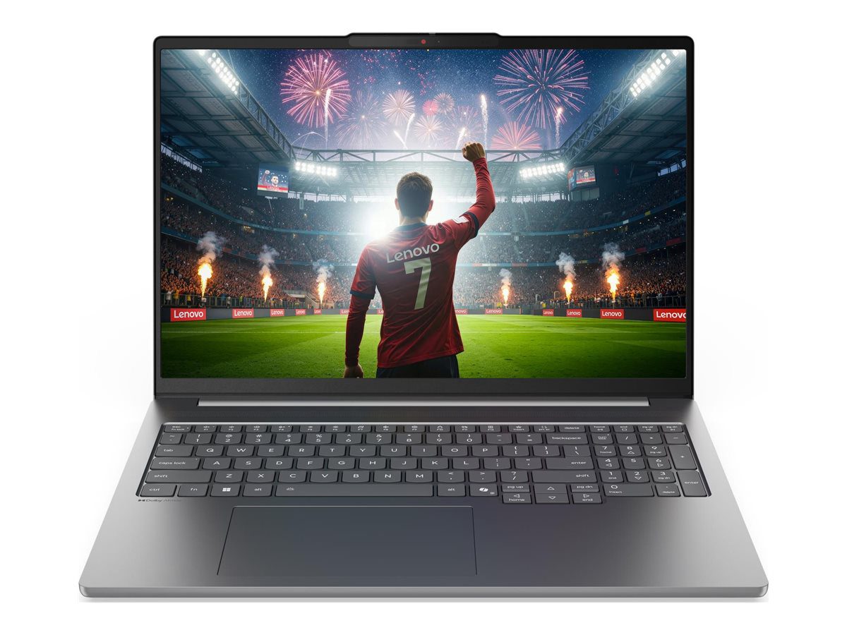 Lenovo IdeaPad Pro 5 16IPH11 Intel, Luna Grey, 16 ", OLED, 2.8K, 2880 x 1800 pixels, Glossy, Intel Core Ultra 7, 356H, 32 GB, Soldered LPDDR5X, Solid-state drive capacity 1000 GB, NVIDIA GeForce RTX 5050, GDDR7, 8 GB, Windows 11 Pro, 802.11be, Bluetooth version 5.4, Keyboard language English, Keyboard backlit, Warranty 24 month(s), Battery warranty 12 month(s)