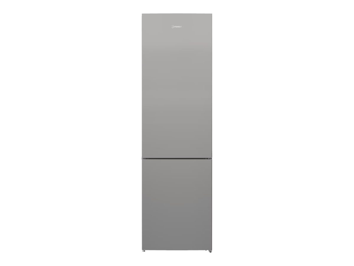 INDESIT INKS 1401 S4E, Energy efficiency class E, Free standing, Combi, Height 202.5 cm, Fridge net capacity 266 L, Freezer net capacity 120 L, 38 dB, Silver