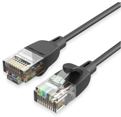 PATCH CABLE CAT.6A UTP/5M BLACK IBIBJ VENTION