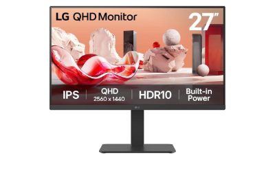 27BA54QB-B, 27 ", IPS, QHD, 16:9, 75 Hz, 5 ms, 2560 x 1440 pixels, 350 cd/m², HDMI ports quantity 2