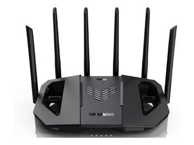 Dual Band WiFi 7 Extendable Gaming Router, TUF Gaming BE6500, 802.11be, 6500 Mbit/s, Ethernet LAN (RJ-45) ports 4, Mesh Support Yes, MU-MiMO Yes, Antenna type External fixed, 1