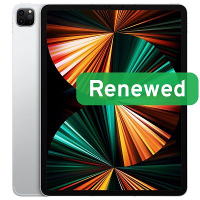 Apple Renewed CPO, iPad Pro 2021 LTE 5th A2461, Silver, 8 GB, 128 GB, Wi-Fi, iPad OS, 12 month(s)