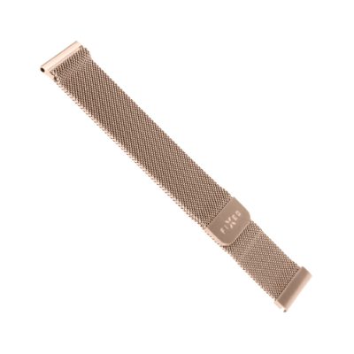 Mesh Strap with Quick Release, 18mm, Stainless Steel Mesh Strap for Smartwatch, Gold