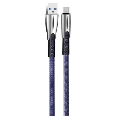 ColorWay Cable USB Type-C (Zinc Aalloy) 2.4А, 1m, CW-CBUC012-BL