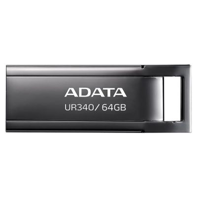 USB Flash Drive, UR340, 64 GB, USB Type-A, Black