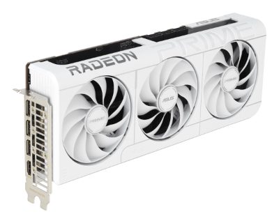 Asus Prime Radeon RX 9070 XT White OC Edition 16GB GDDR6, AMD, 16 GB, Radeon RX 9070 XT, GDDR6, HDMI ports quantity 1, PCI Express 5.0