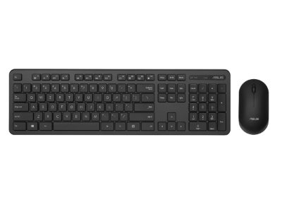 Asus CW100, Keyboard and Mouse Set, Wireless, US-ENG, Black