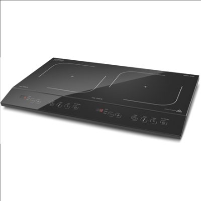 Free standing table hob, 02231, Number of burners/cooking zones 2, Sensor touch control, Induction, Black