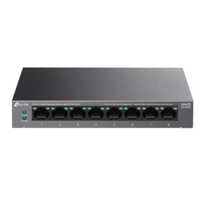 8-Port Gigabit Desktop Switch with 8-Port PoE+, LS108GP, Unmanaged, Desktop