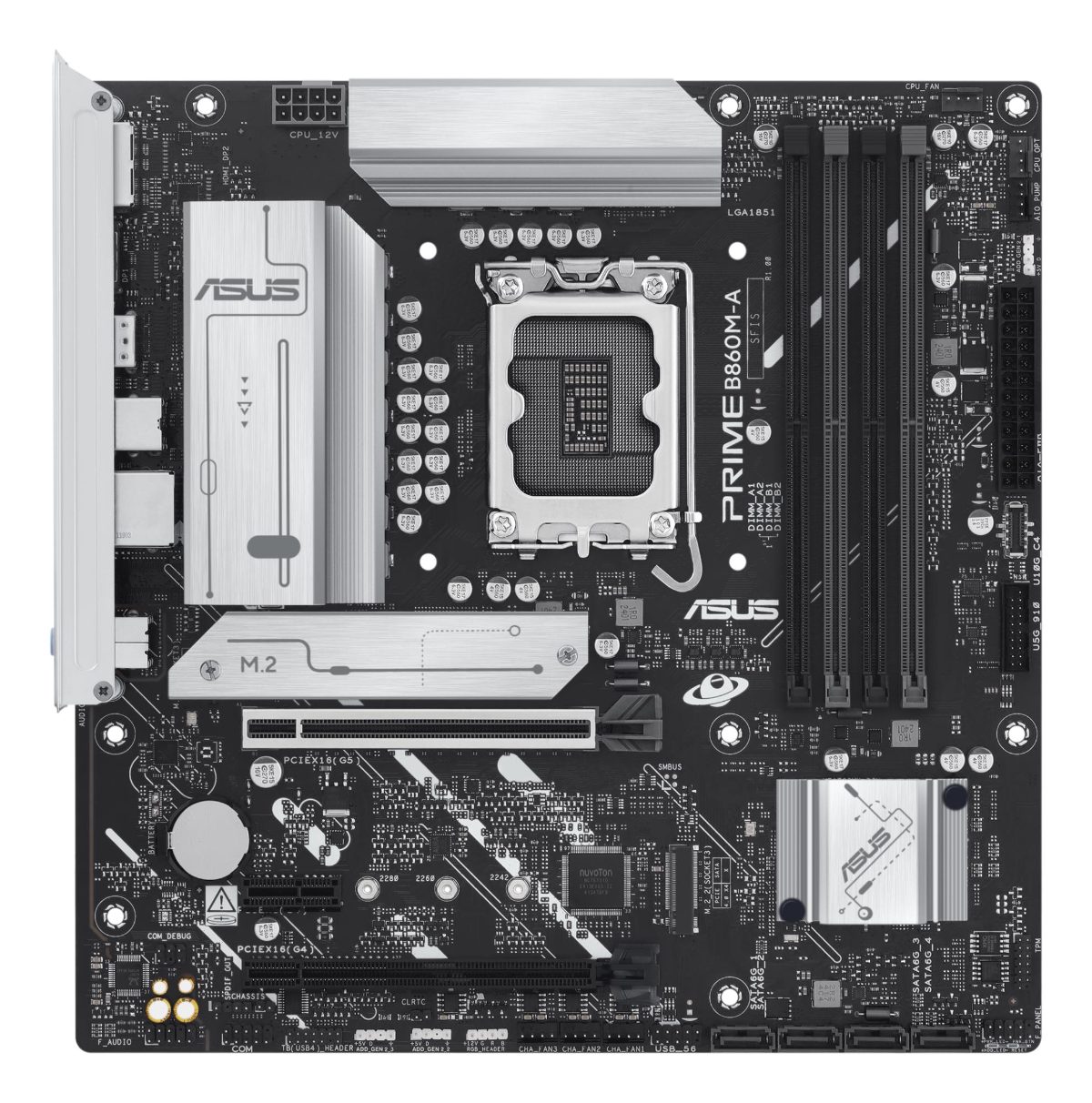 Mainboard, ASUS, Intel B860 Express, LGA1851, Micro-ATX, Memory DDR5, Memory slots 4, PRIMEB860M-A-CSM