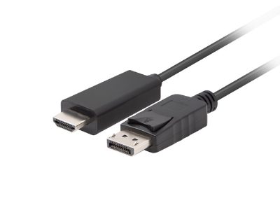 DisplayPort to HDMI Cable, CA-DPHD-11CC-0050-BK, DisplayPort Male, HDMI Male, DP to HDMI, 5 m