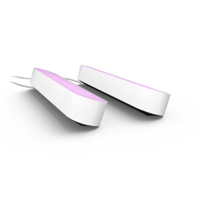Philips Hue Play WCA Lightbar Base, Twin pack, White, 42 W, 2000-6500 Hue White Colour Ambiance