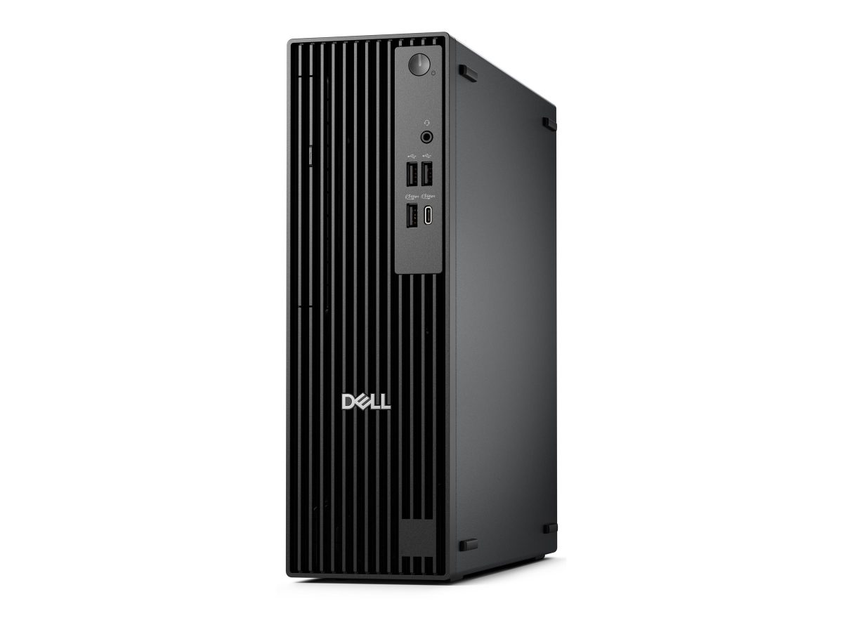 Dell QCS1250, Pro, Desktop, Slim, Intel Core Ultra 5, 235, Internal memory 8 GB, DDR5, Solid-state drive capacity 512 GB, Intel Integrated Graphics, Keyboard language No keyboard, Windows 11 Pro, Warranty 36 month(s)