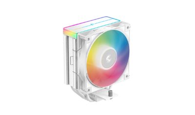 Deepcool CPU Cooler, AG400 WH ARGB V2, Intel, AMD