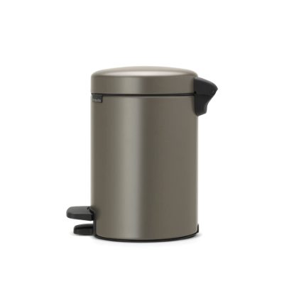 BRABANTIA atkritumu tvertne ar pedāli NewIcon, 3 l, Platinum