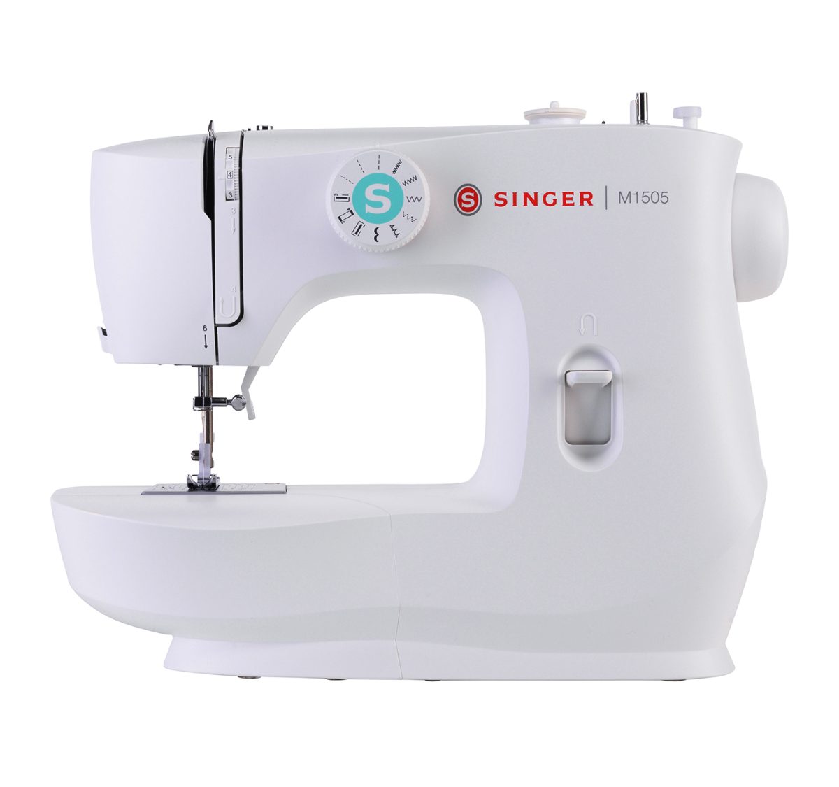 Sewing Machine, M1505, Number of stitches 6, Number of buttonholes 1, White