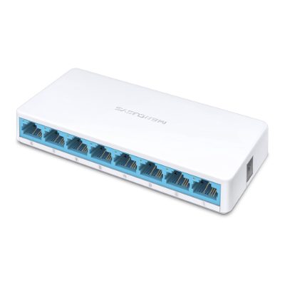 Switch, MS108, Unmanaged, Desktop, 10/100 Mbps (RJ-45) ports quantity 8, Power supply type External