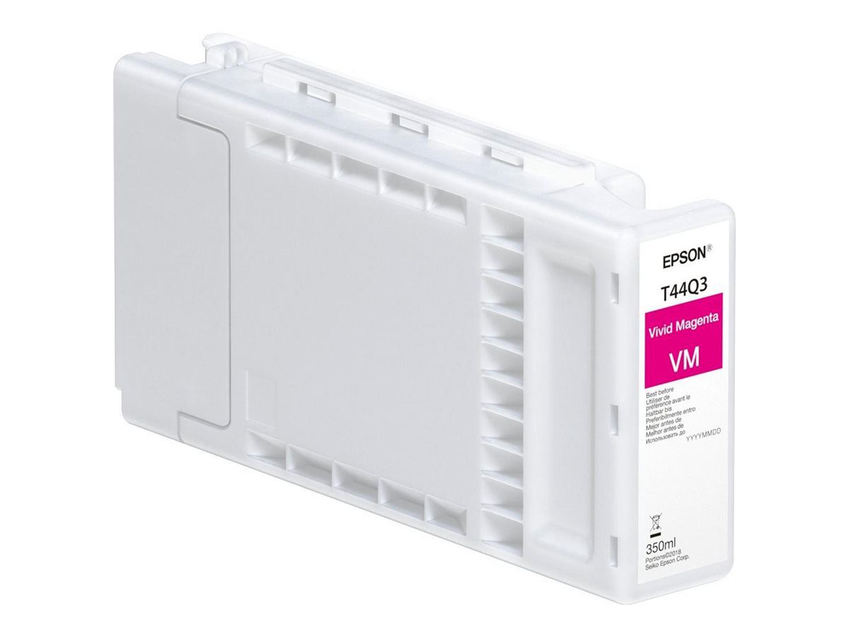 Epson Singlepack Vivid Magenta T44Q34N UltraChrome PRO 12 350ml, Epson Singlepack UltraChrome PRO 12, T44Q3, Ink cartridge, Vivid magenta