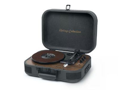 Muse Turntable Stereo System with Bluetooth Out, MT-207 DGB, 2x5 W, Bluetooth, Black/Brown