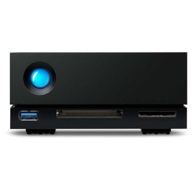 External HDD, LACIE, 16TB, SATA, USB-C, USB 3.0, USB 3.1, Drives 1, Rotation speed 7200 rpm, Black, STHS16000800