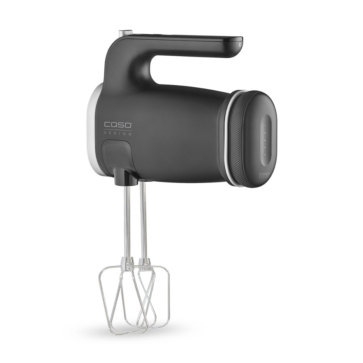 Caso Cordless Hand Mixer, Click & Mix, Hand Mixer, 150 W, Number of speeds 8, Stainless Steel/Black