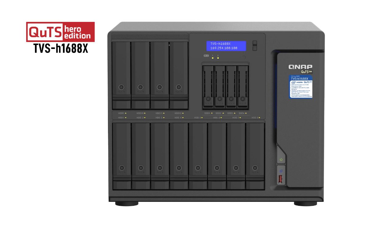 NAS STORAGE TOWER 16BAY 32GB/TVS-H1688X-W1250-32G QNAP