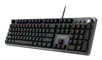 KEYBOARD GAMING BLACK US/FORGE GK310 RED MSI